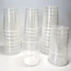 Graduated Clear Plastic Mixing Cups for Epoxy