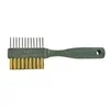 Wooster two-sided painters brush comb Wooster two-sided painters brush comb with brass bristles and steel pins