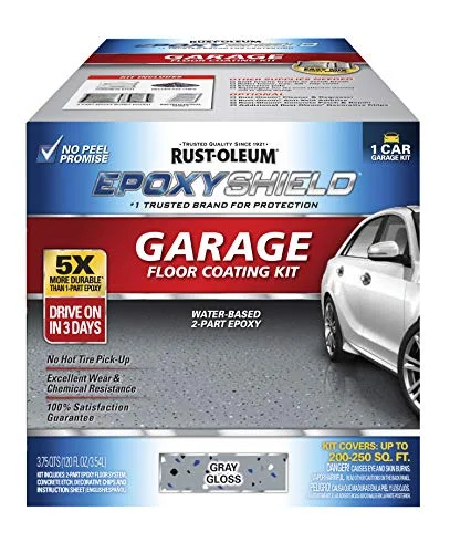 Rust-Oleum EpoxyShield garage floor coating kit