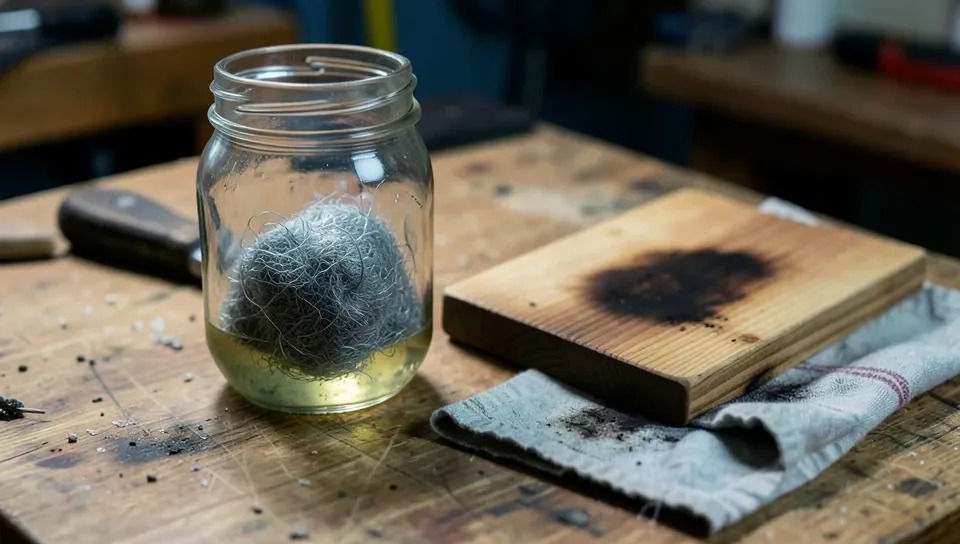 The Steel Wool and Vinegar Technique