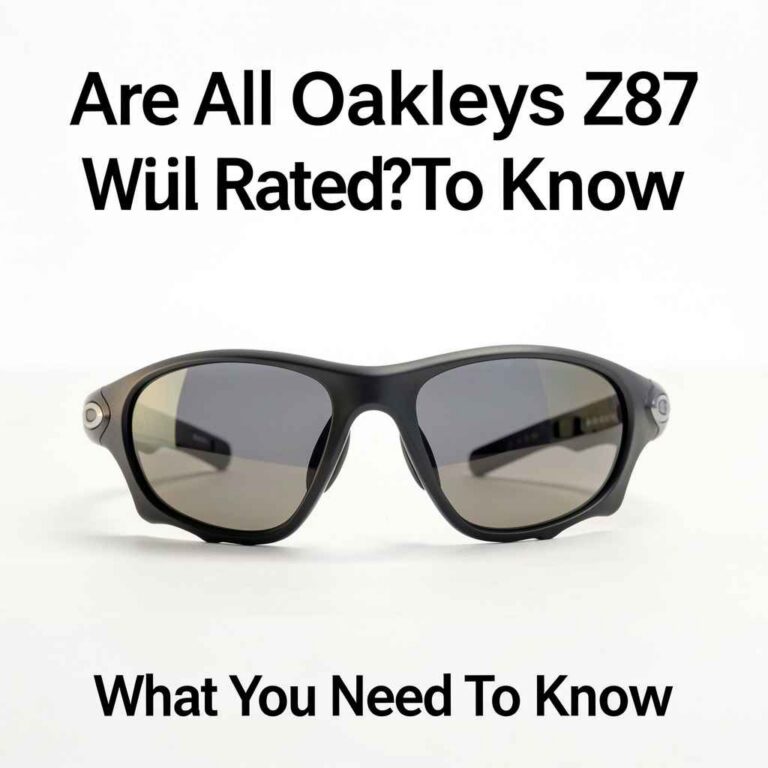 Are All Oakleys Z87 Rated