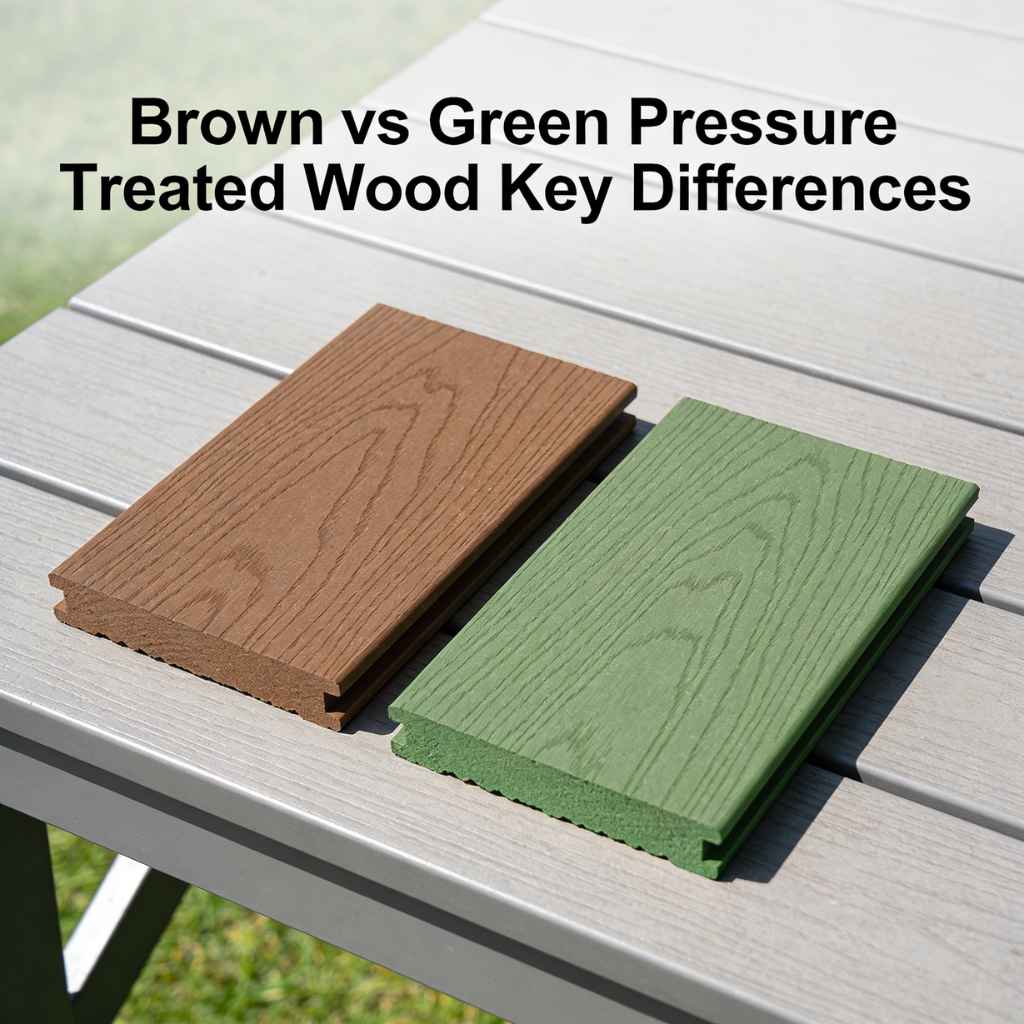 Brown vs Green Pressure Treated Wood Key Differences