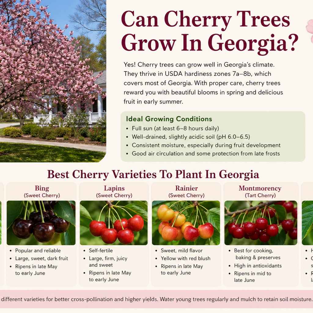 Can Cherry Trees Grow In Georgia