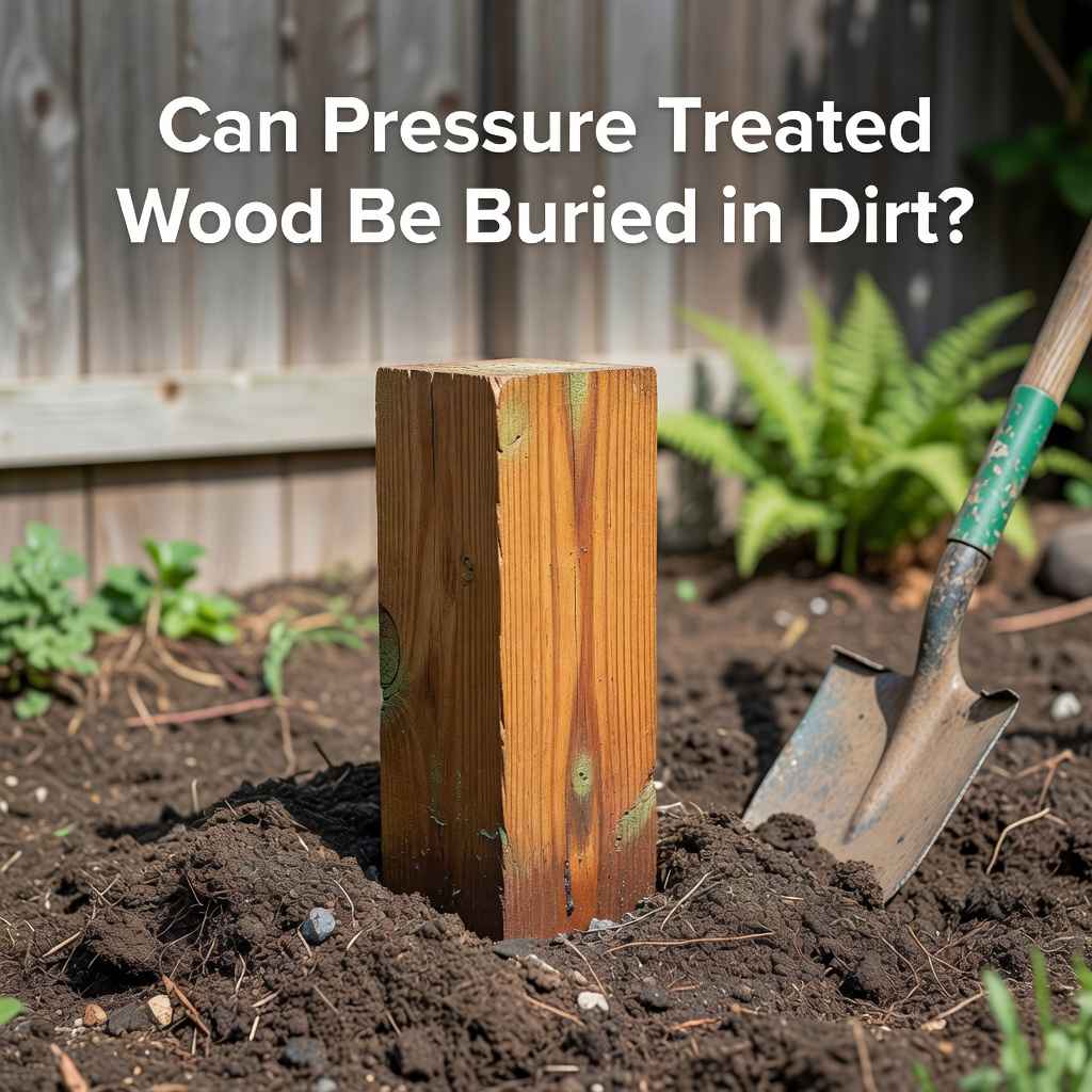 Can Pressure Treated Wood Be Buried in Dirt