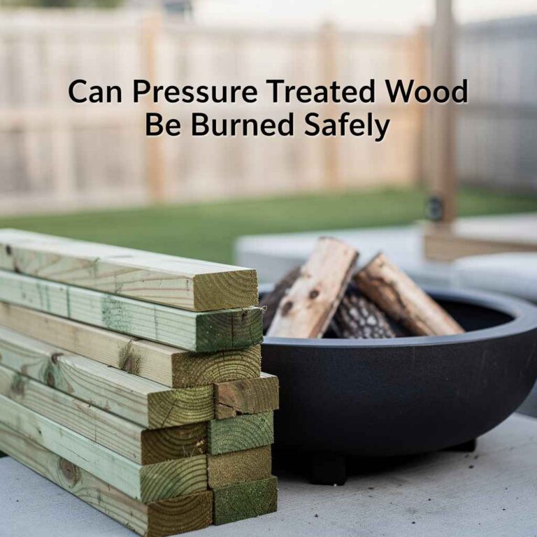 Can Pressure Treated Wood Be Burned Safely