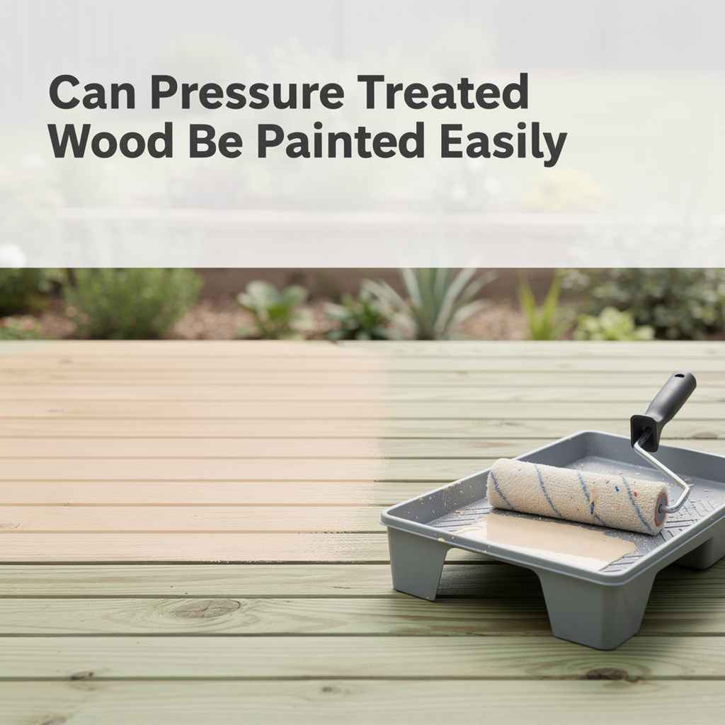 Can Pressure Treated Wood Be Painted Easily