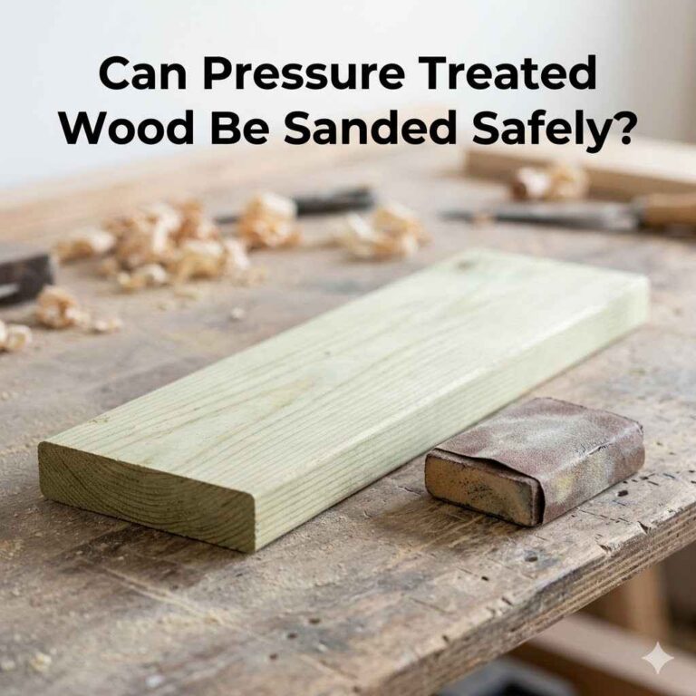 Can Pressure Treated Wood Be Sanded Safely?