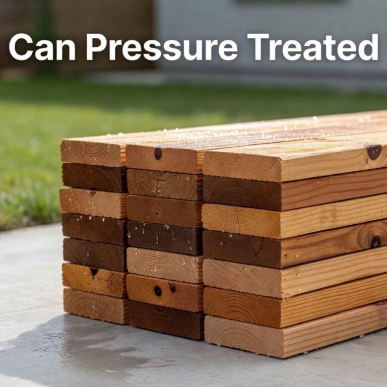 Can Pressure Treated Wood Get Wet
