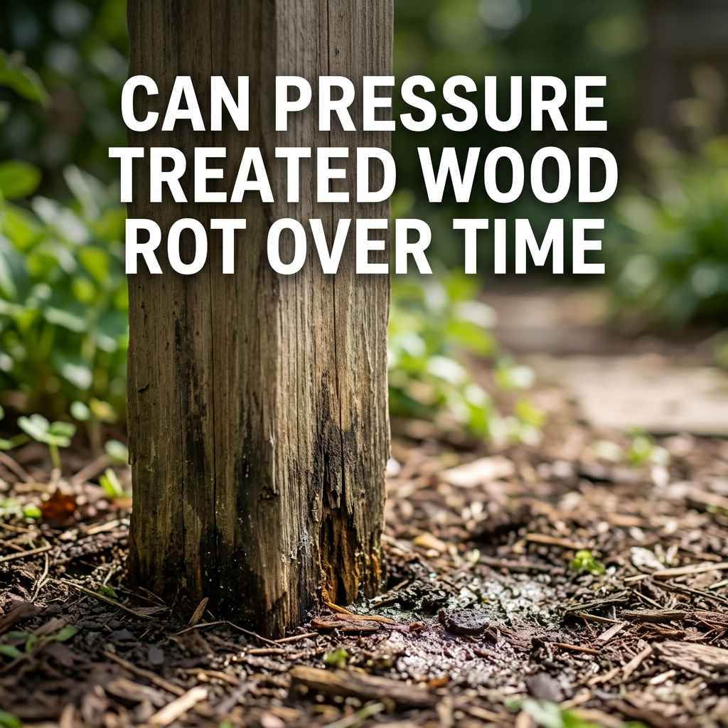 Can Pressure Treated Wood Rot Over Time