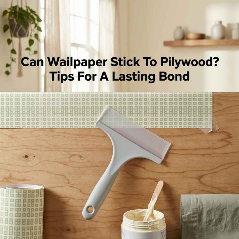 Can Wallpaper Stick To Plywood?