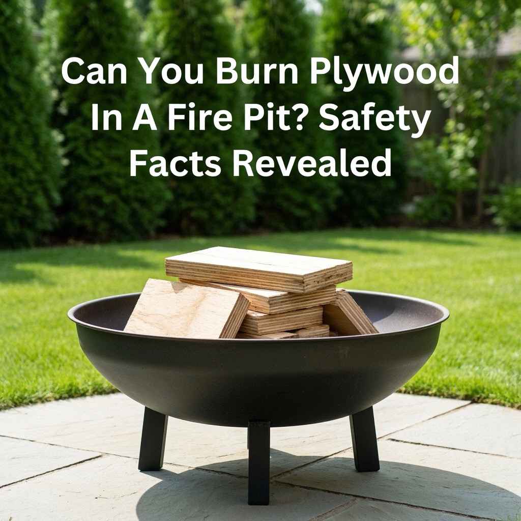 Can You Burn Plywood In A Fire Pit