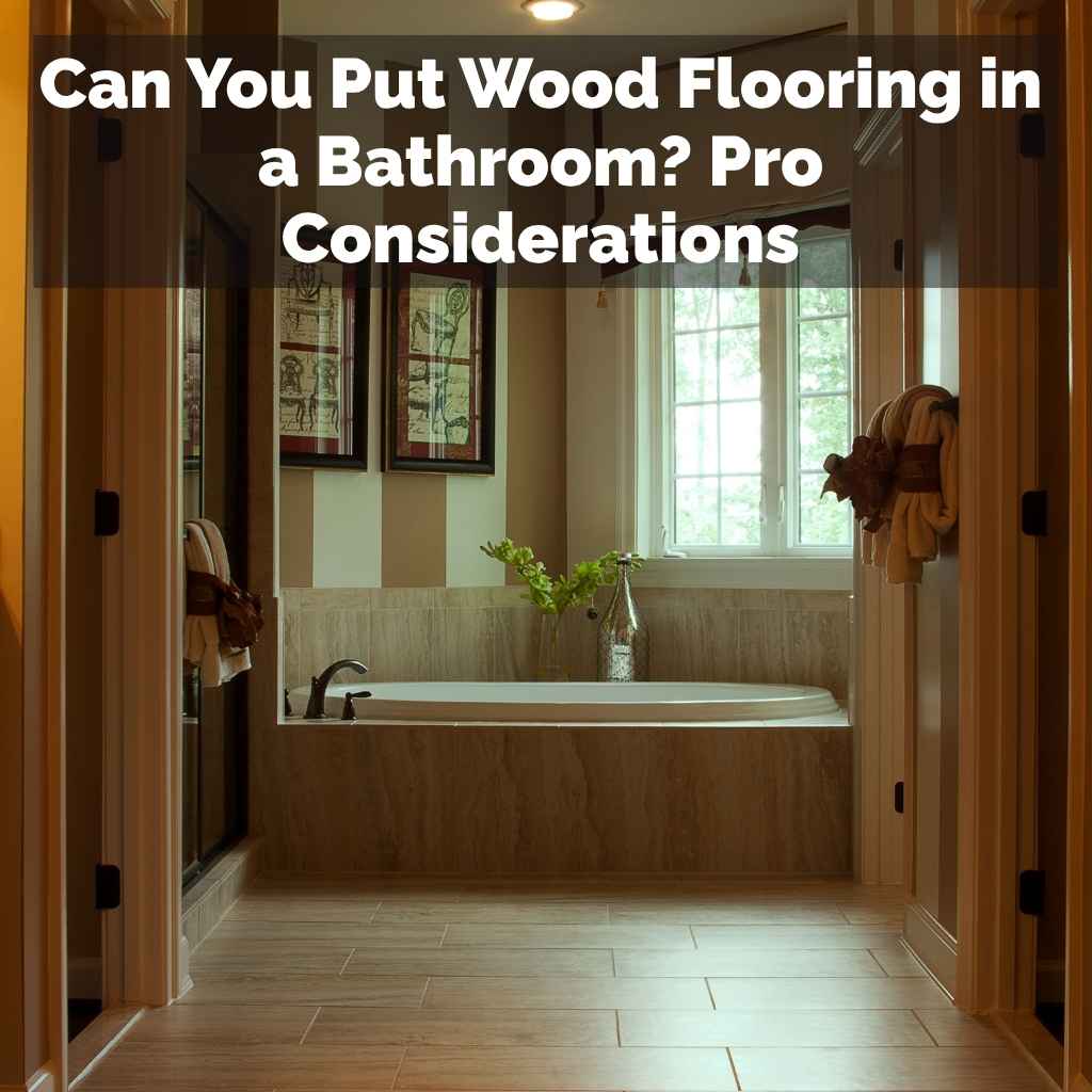 Can You Put Wood Flooring in a Bathroom