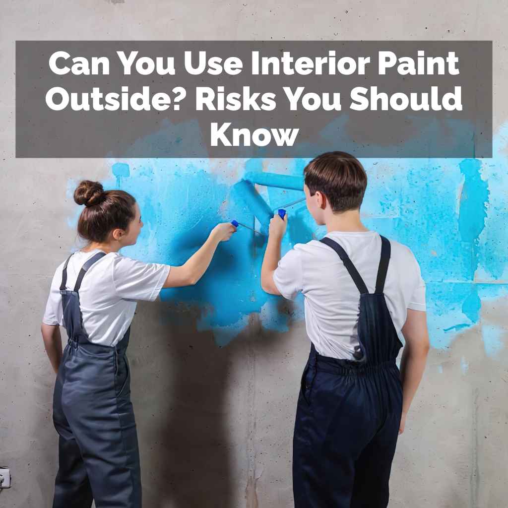 Can You Use Interior Paint Outside