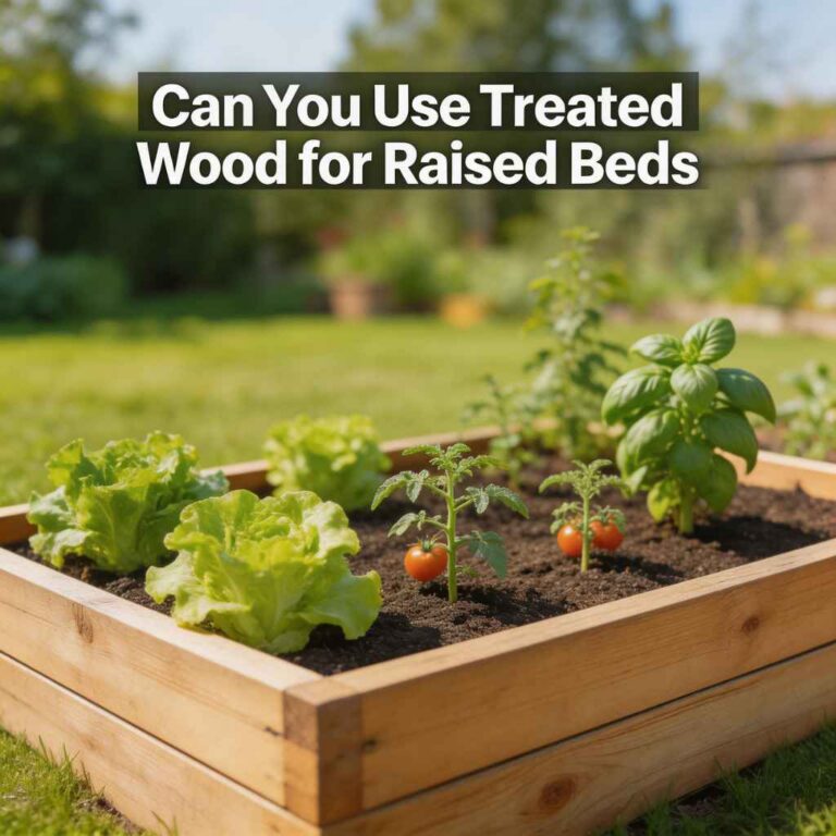 Can You Use Treated Wood for Raised Beds