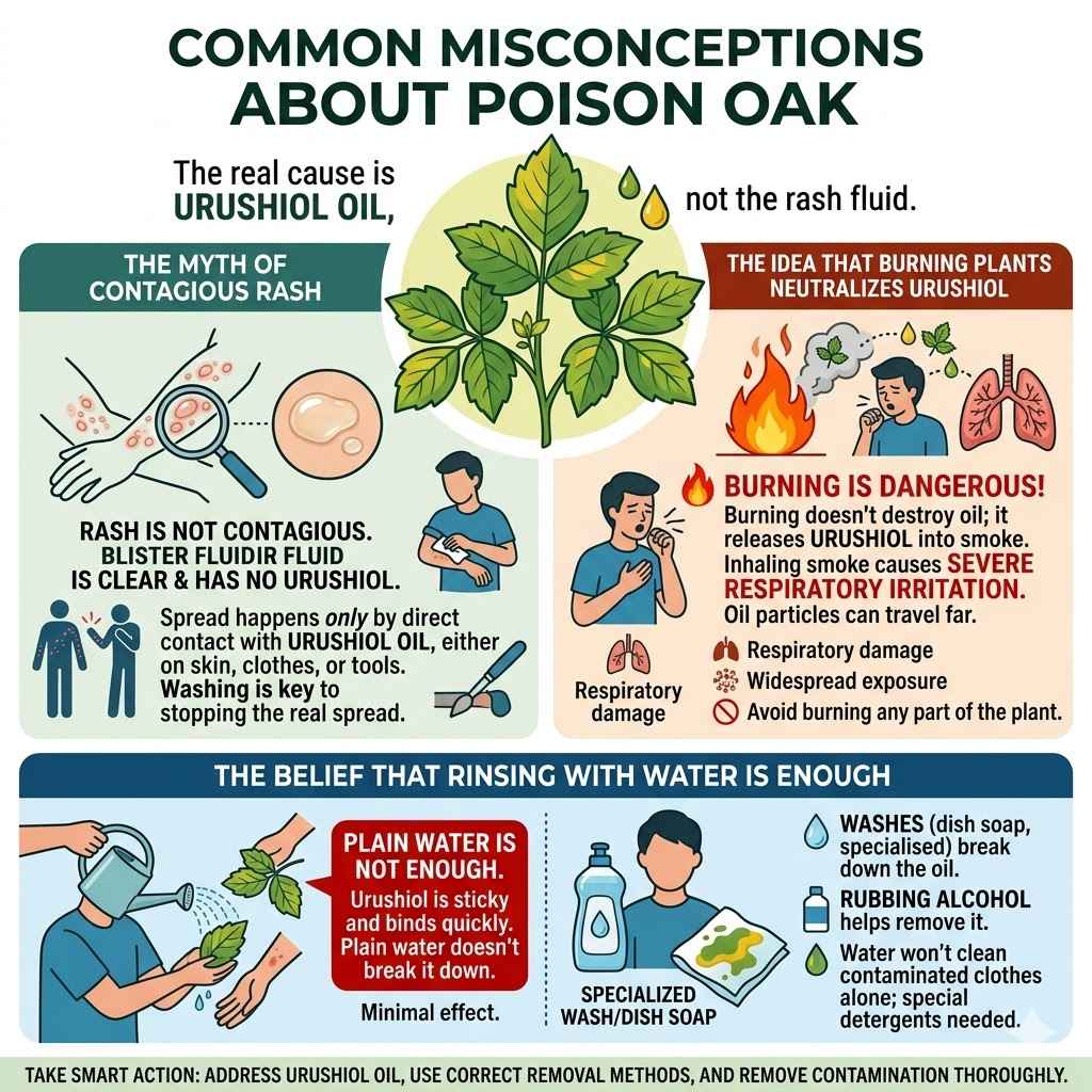 Common Misconceptions About Poison Oak