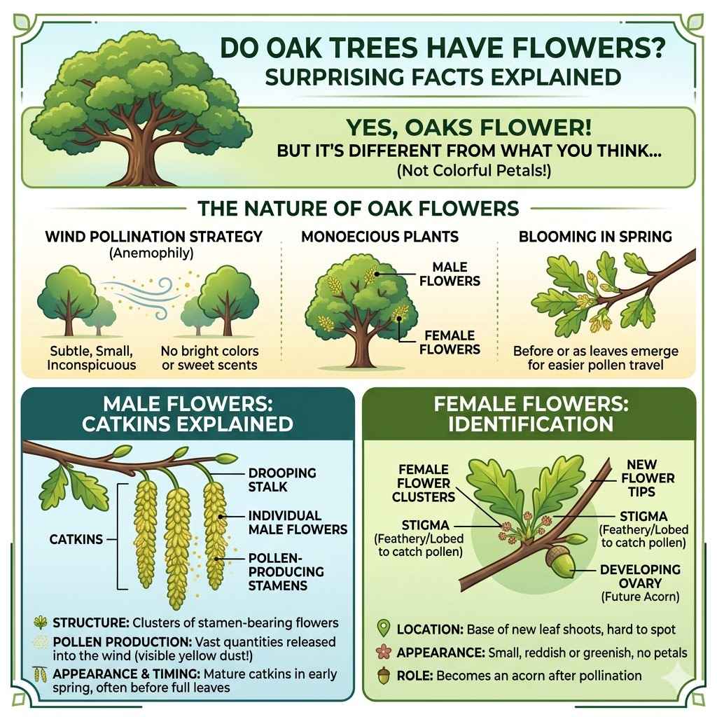 Do Oak Trees Have Flowers Surprising Facts Explained