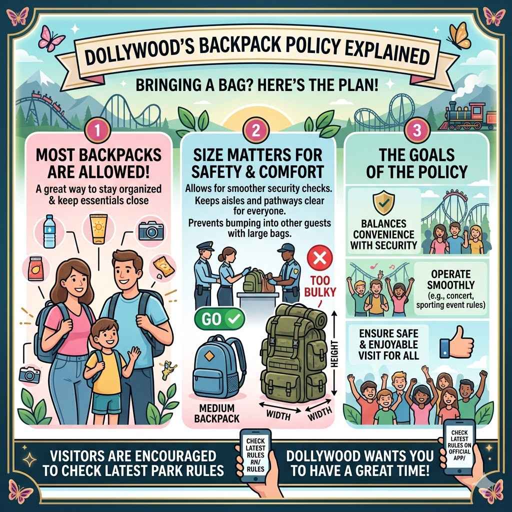 Dollywood's Backpack Policy Explained