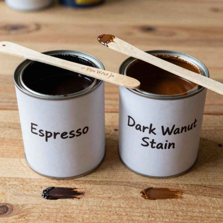 Espresso vs. Dark Walnut Stain