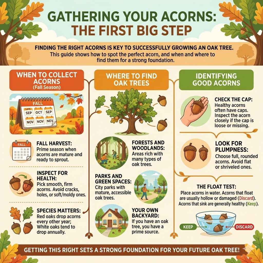 Gathering Your Acorns The First Big Step