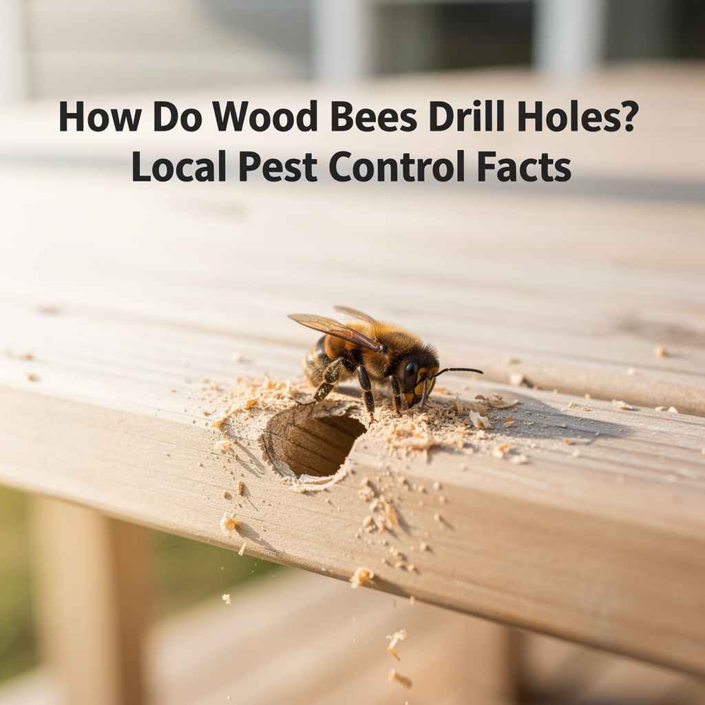 How Do Wood Bees Drill Holes