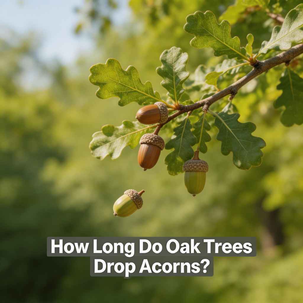 How Long Do Oak Trees Drop Acorns