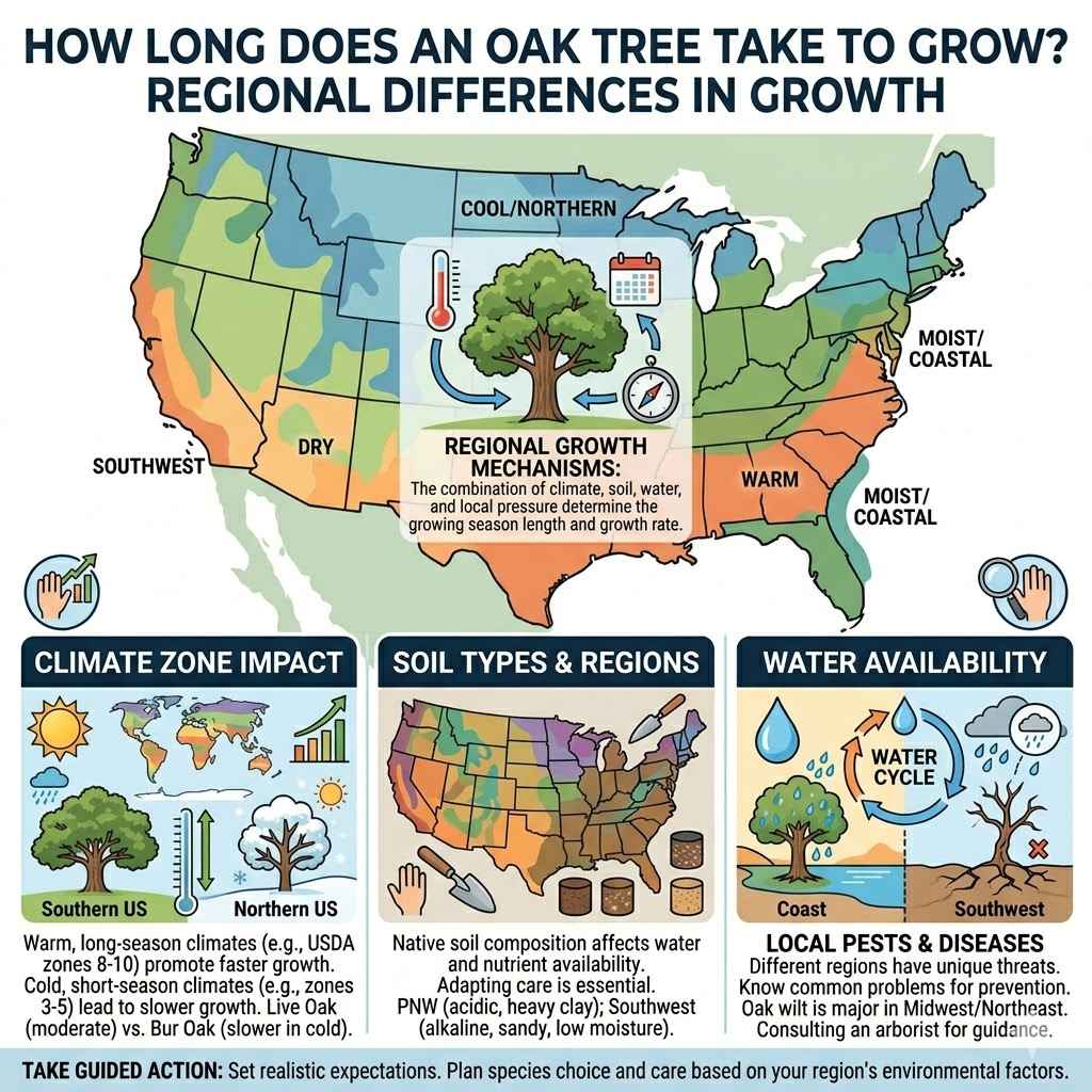 How Long Does An Oak Tree Take To Grow