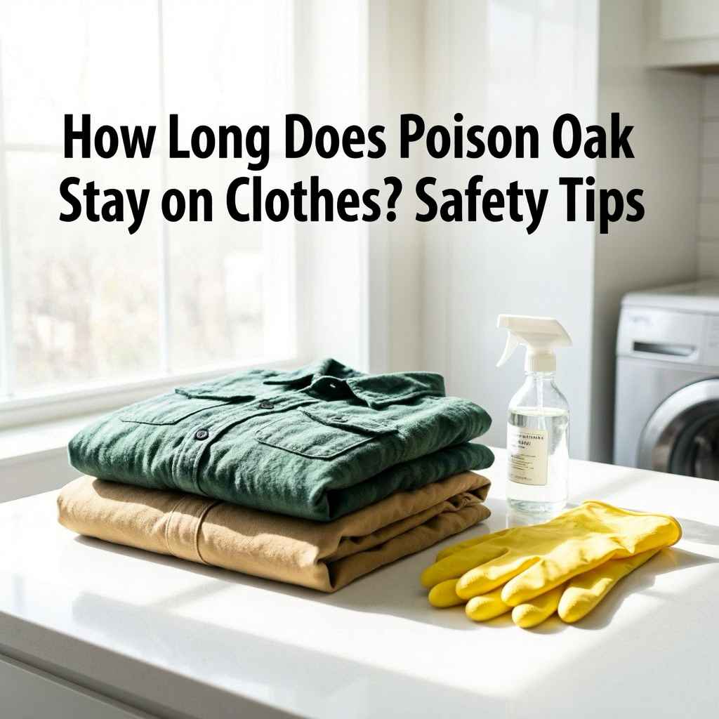 _How Long Does Poison Oak Stay on Clothes
