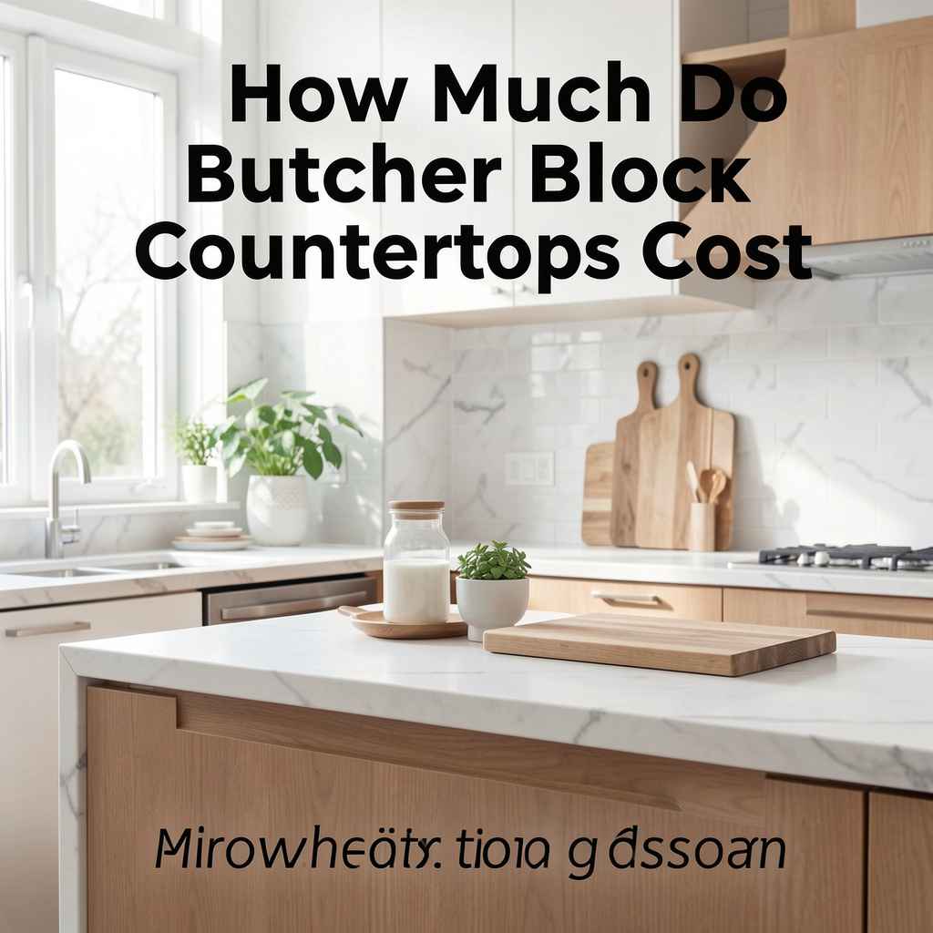 How Much Do Butcher Block Countertops Cost