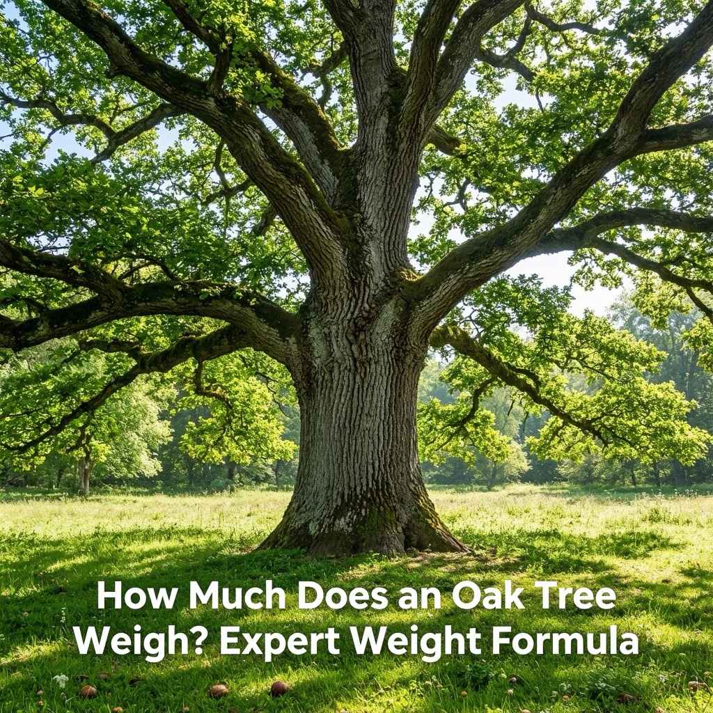 How Much Does an Oak Tree Weigh