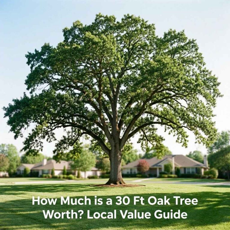 How Much is a 30 Ft Oak Tree Worth