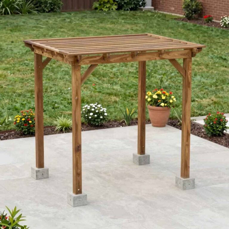 How To Anchor A Pergola Without Drilling