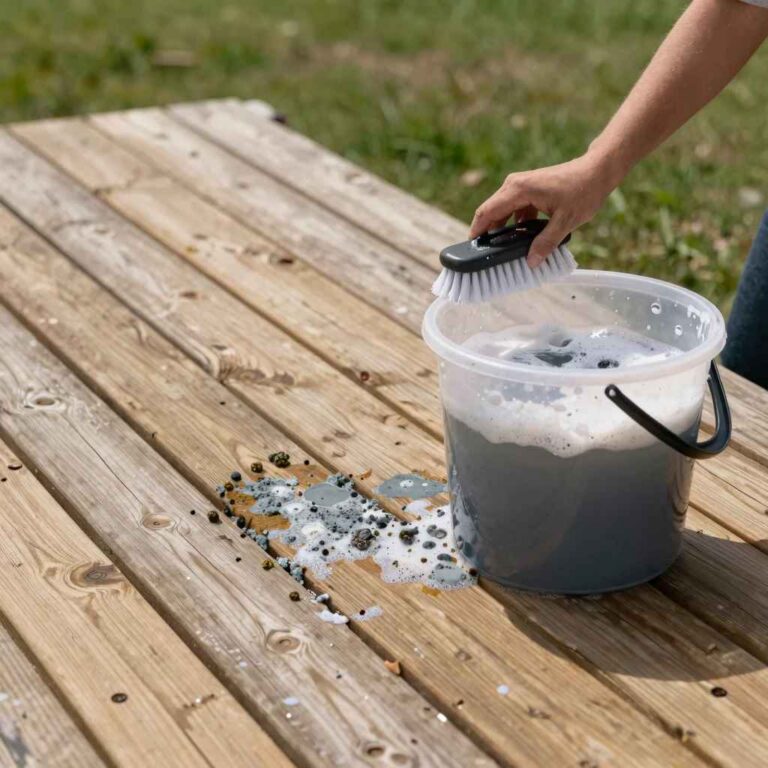 How to Clean Mildew Off a Wood Deck Easily