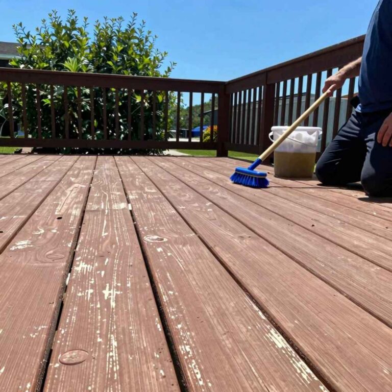 How to Clean a Painted Deck Before Repainting It Right