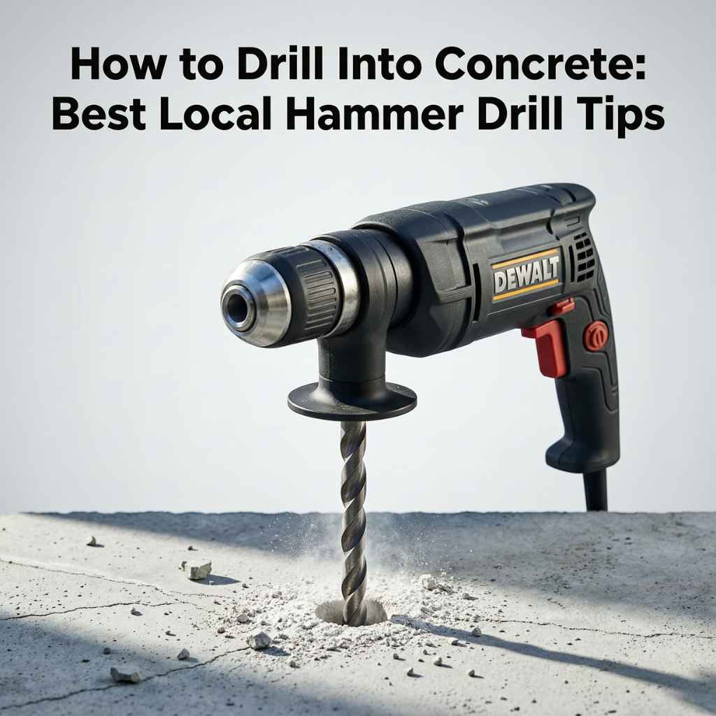 How to Drill Into Concrete