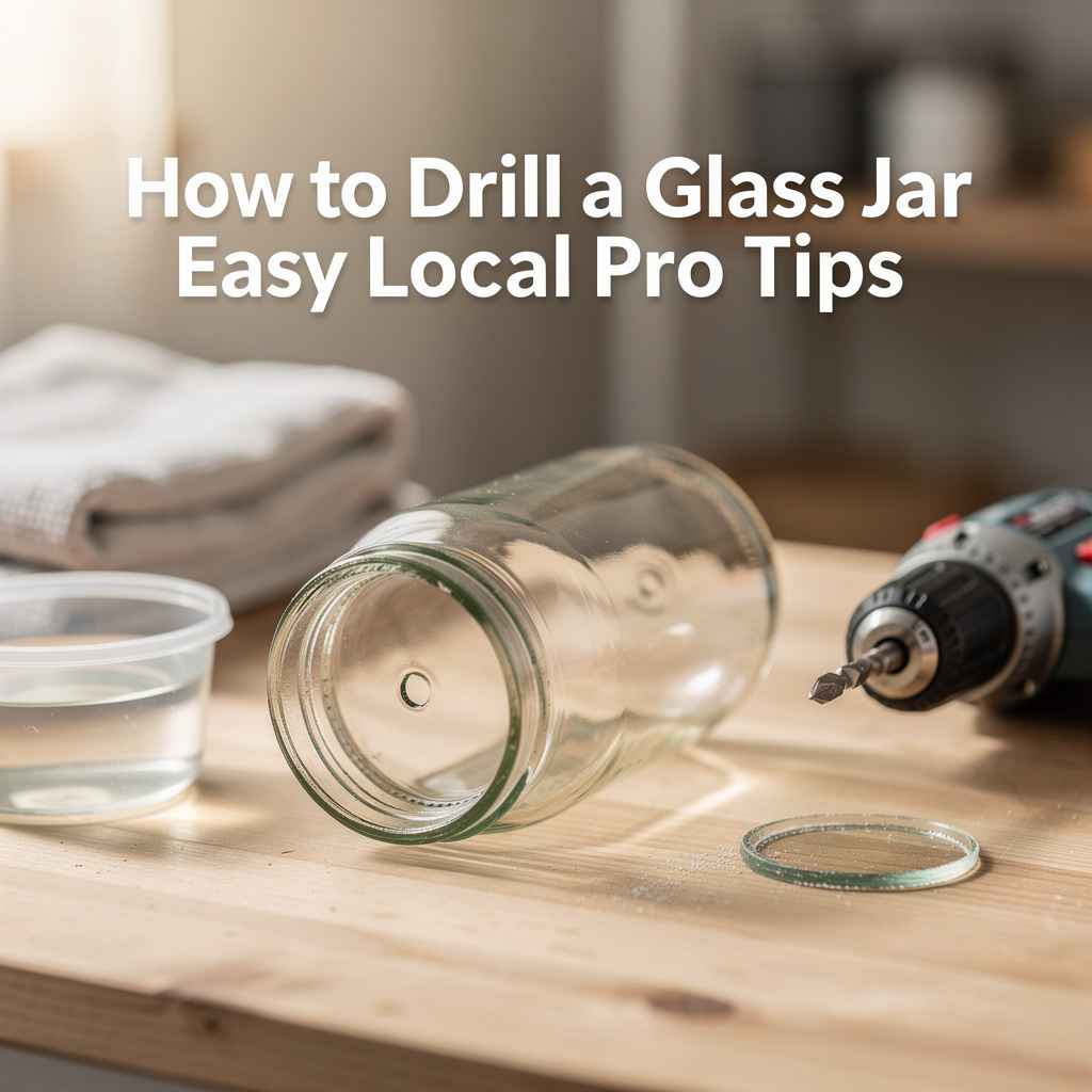 How to Drill a Glass Jar Easy Local Pro Tips