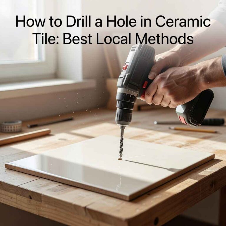 How to Drill a Hole in Ceramic Tile Best Local Methods