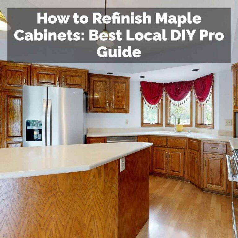 How to Refinish Maple Cabinets