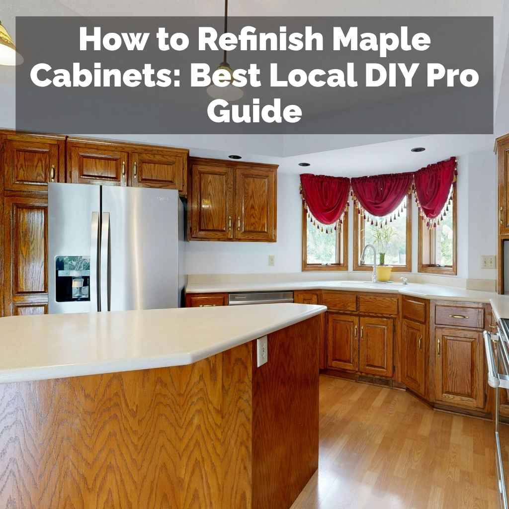 How to Refinish Maple Cabinets