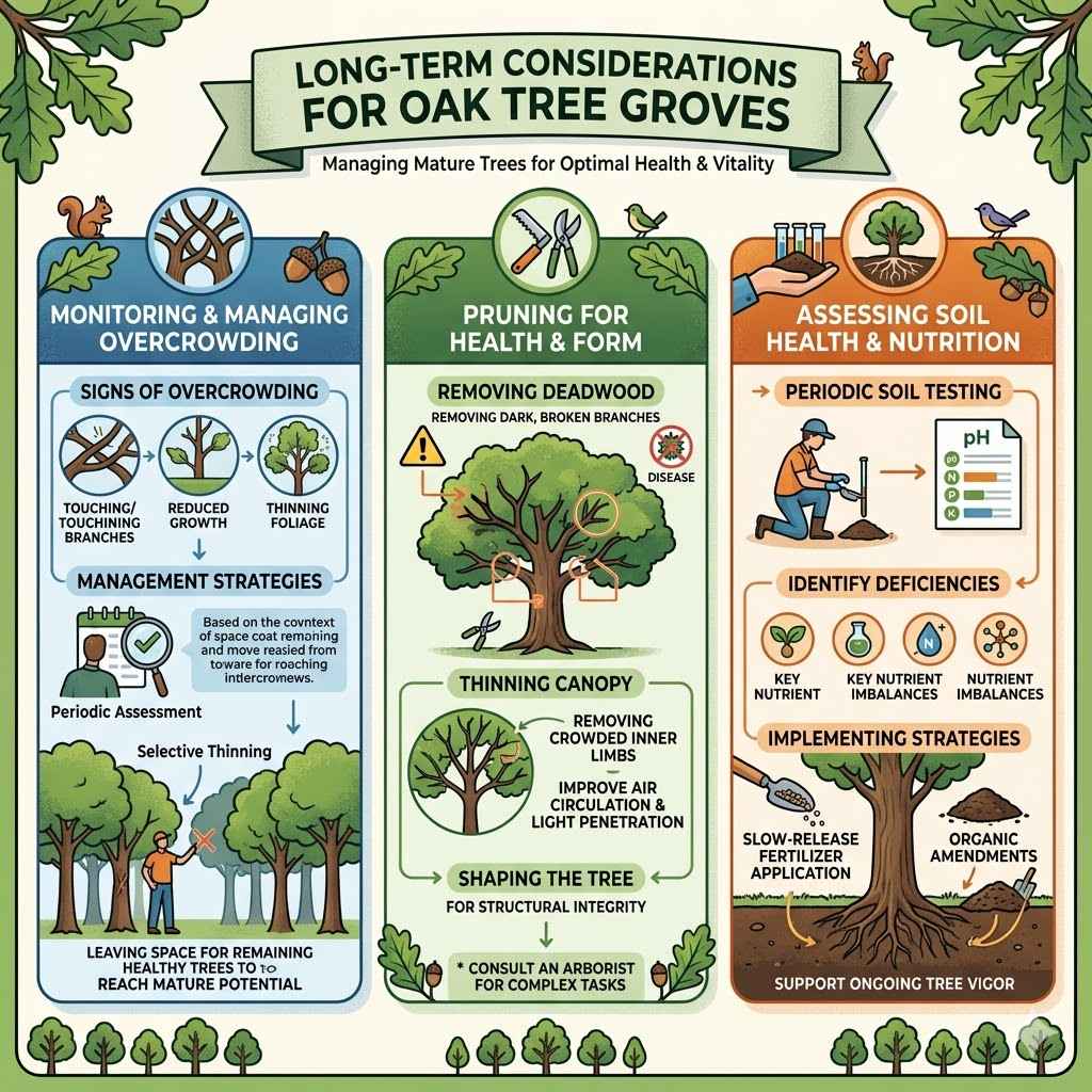 Long-Term Considerations for Oak Tree Groves