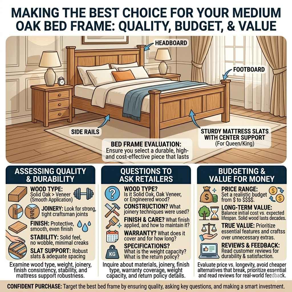 Making the Best Choice for Your Medium Oak Bed Frame