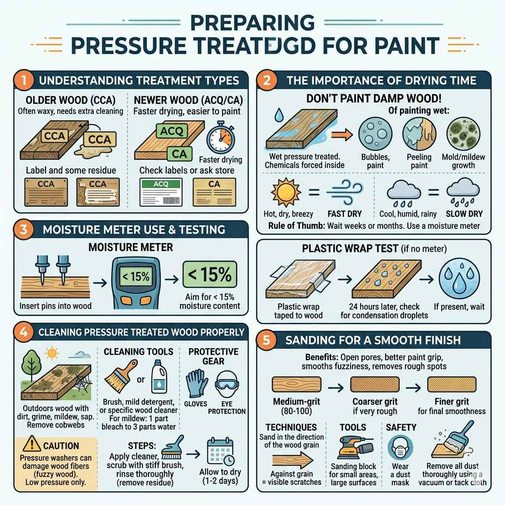 Preparing Pressure Treated Wood For Paint