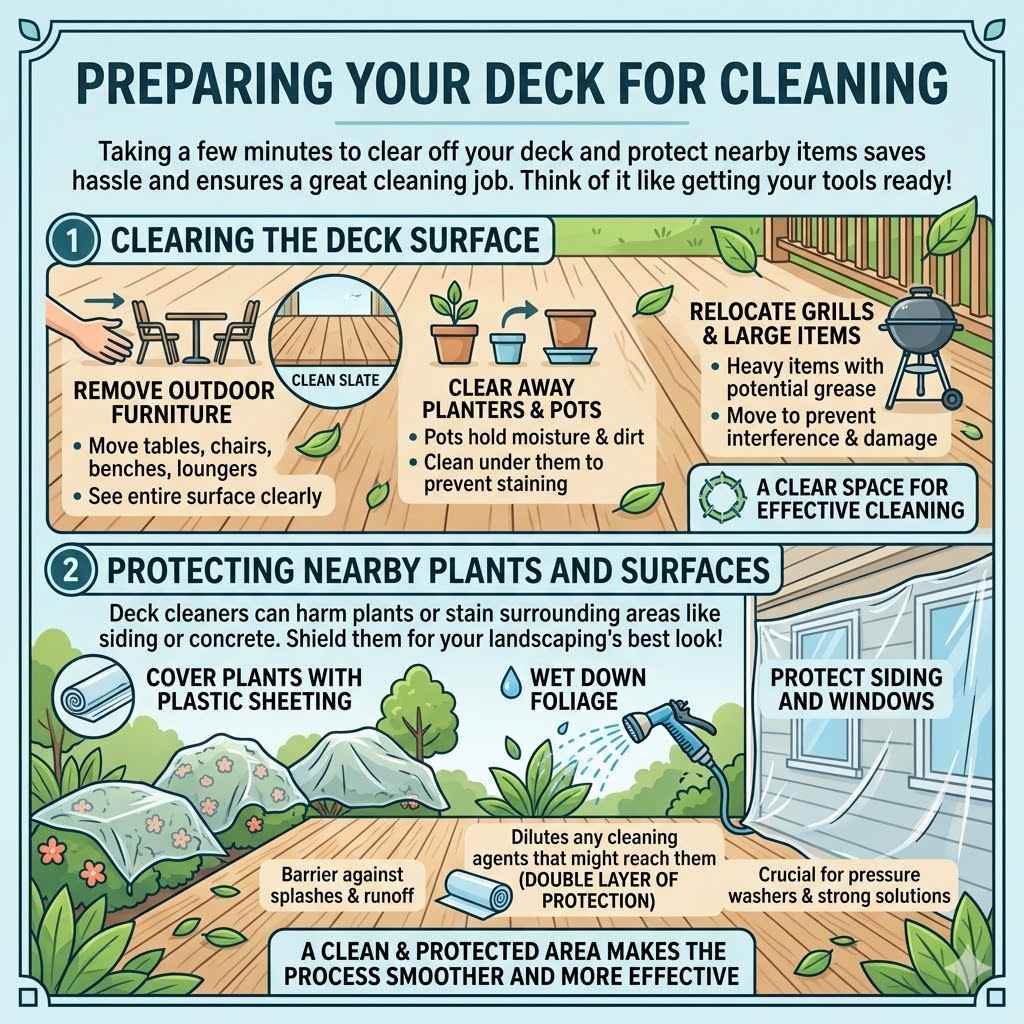 Preparing Your Deck for Cleaning