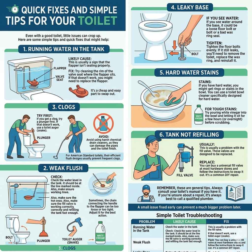 Quick Fixes and Simple Tips for Your Toilet