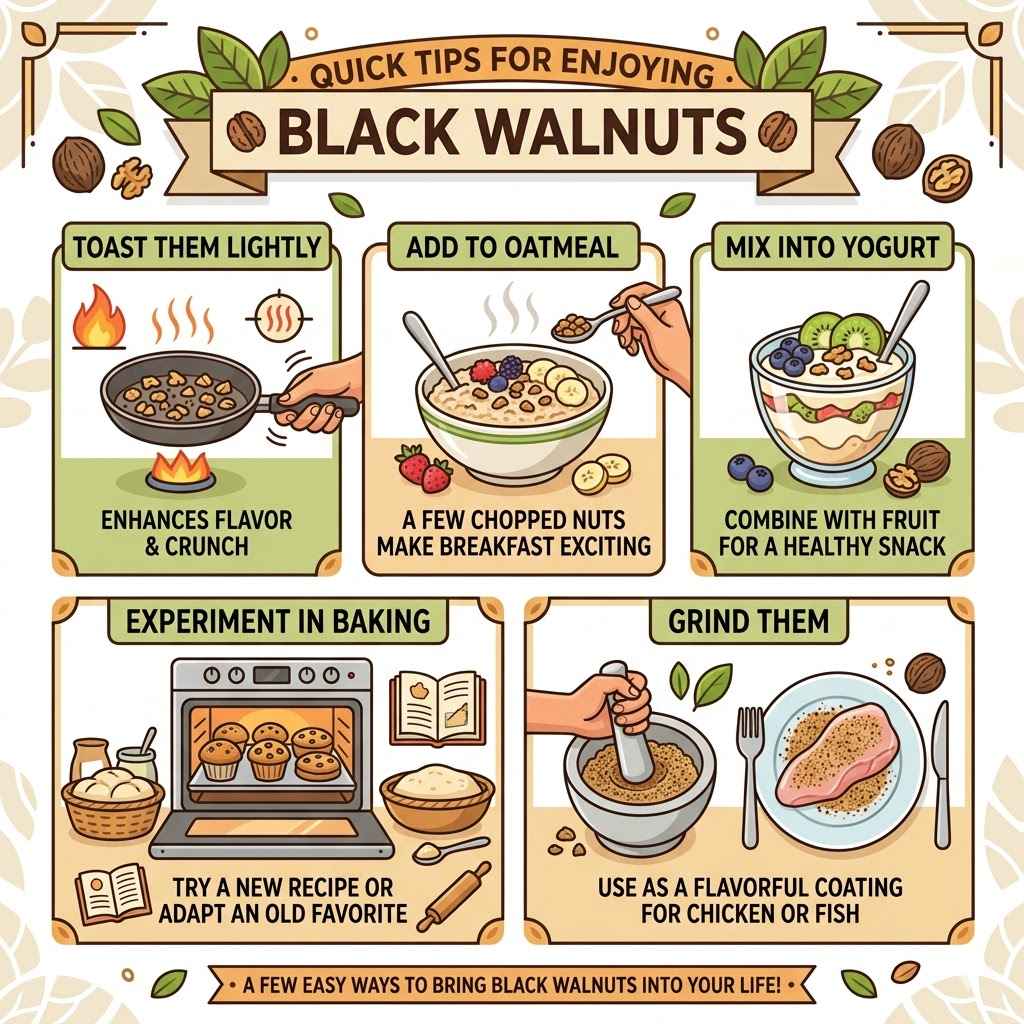 Quick Tips for Enjoying Black Walnuts