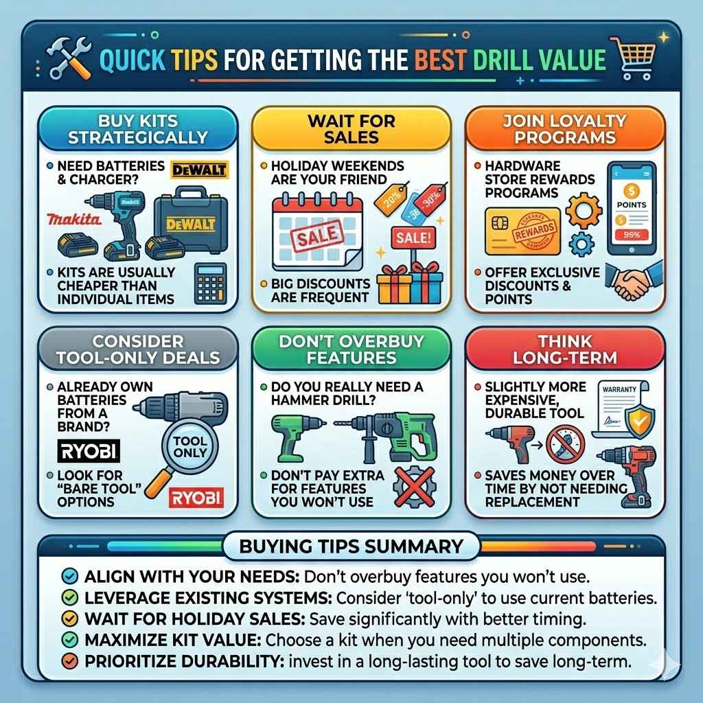 Quick Tips for Getting the Best Drill Value

