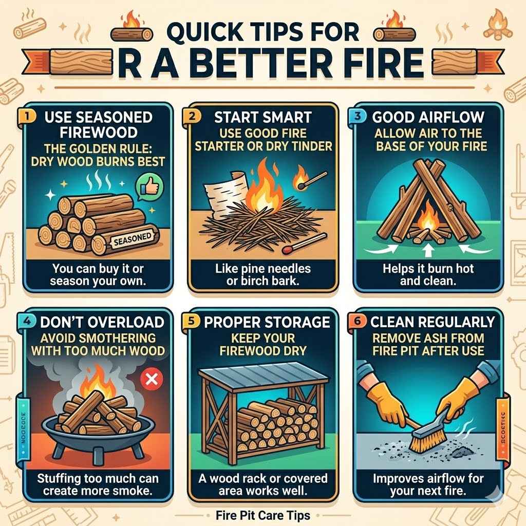 Quick Tips for a Better Fire