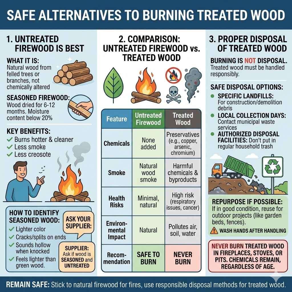 Safe Alternatives to Burning Treated Wood