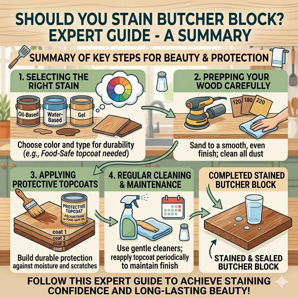 Should You Stain Butcher Block?