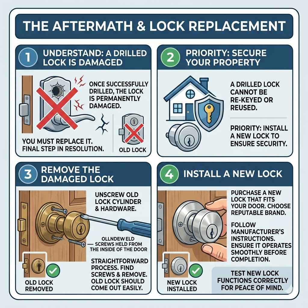 The Aftermath and Lock Replacement