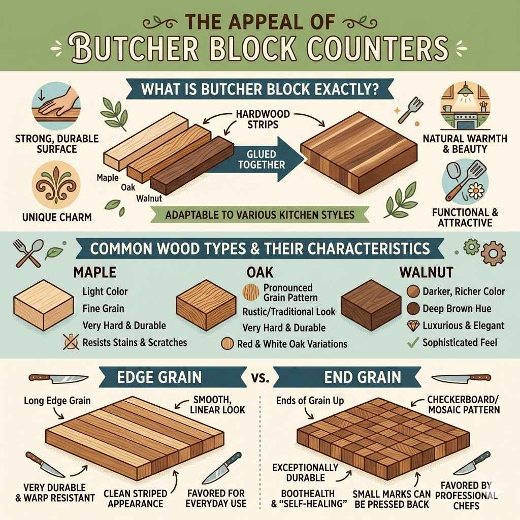 The Appeal of Butcher Block Counters